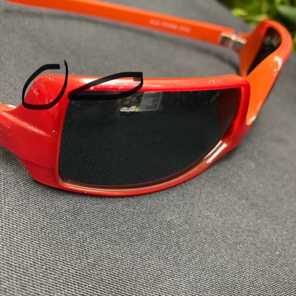 Italian Bollé Bolle Orange Tangerine Sunglasses Case Silk Cleaning Cloth Glam - Picture 7 of 14